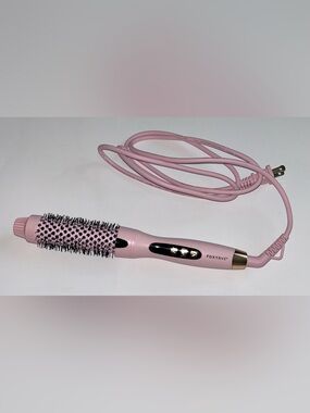 FOXYBAE Pink Rotating Hot Air Brush - Gentle Styling for Women